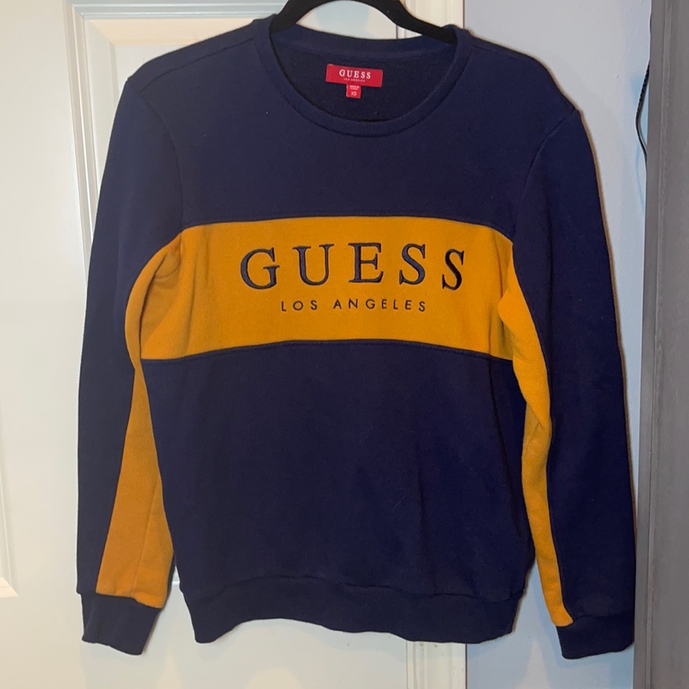 Guess hoodie, barely been worn, still fuzzy.